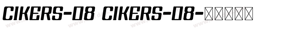 cikers-08 cikers-08字体转换